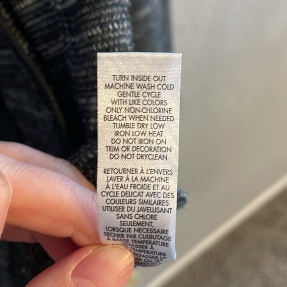 Calvin Klein Side Zip Office Career Wool Blend Jacket Women’s XS Sweater Moto - Picture 7 of 9